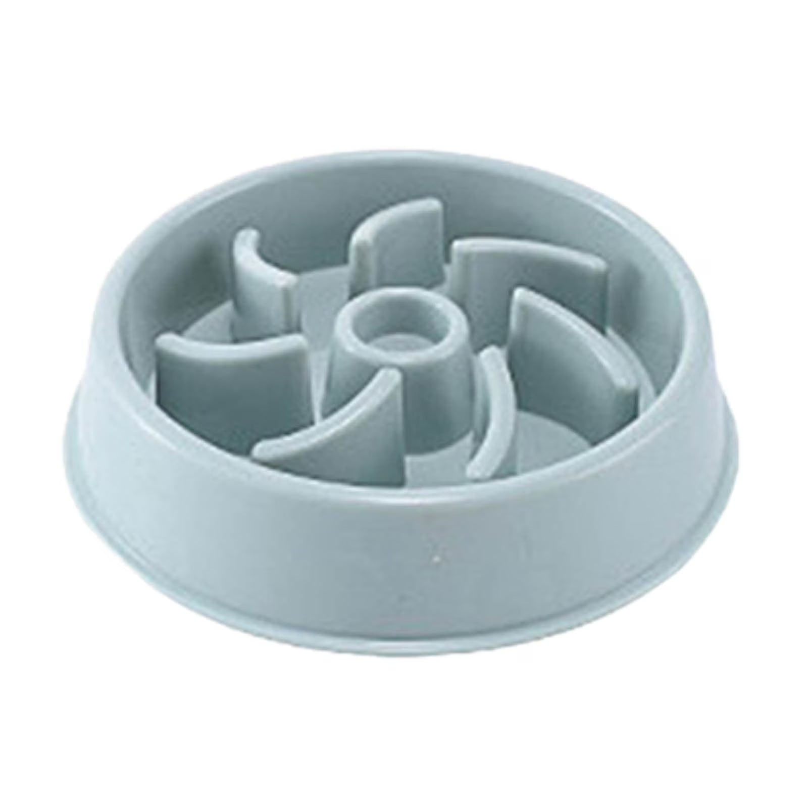 Ceramic Slow Feeder Bowl for Dogs & Cats – Raised Design Slows Eating, Aids Digestion – Available in 3 Colors, 4 Shapes