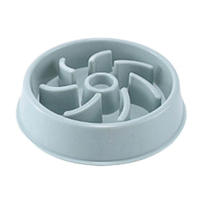 Ceramic Slow Feeder Bowl for Dogs & Cats – Raised Design Slows Eating, Aids Digestion – Available in 3 Colors, 4 Shapes